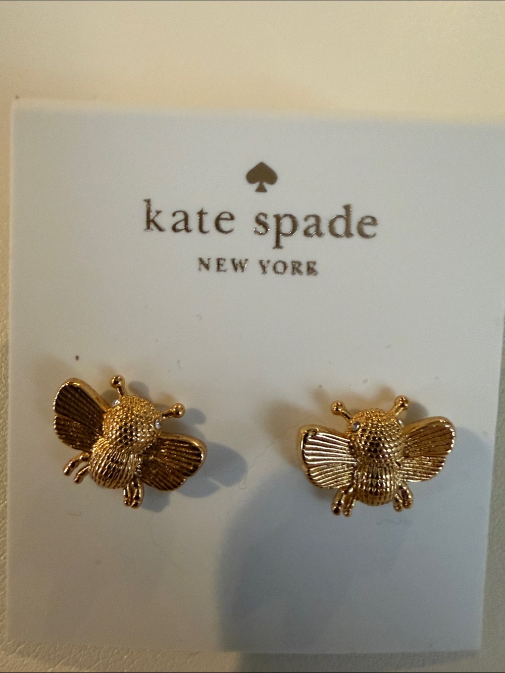 kate spade New York Gold Bee Stud Earrings